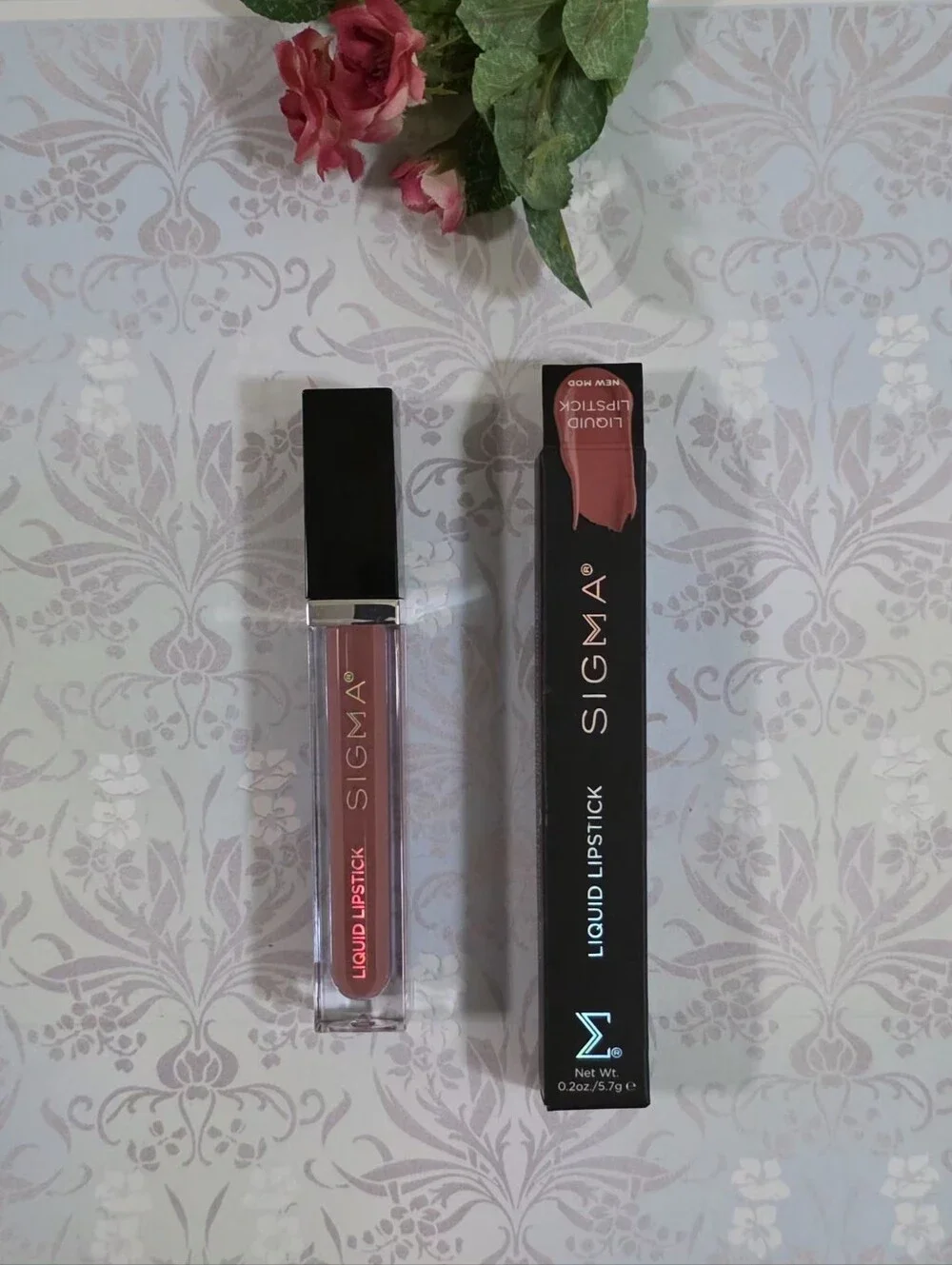 BNIB Sigma Beauty Liquid Lipstick - Warm Rose (Women Makeup)